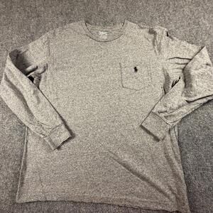 Polo Ralph‎ Lauren Men's Long Sleeve Gray Shirt Medium #1345